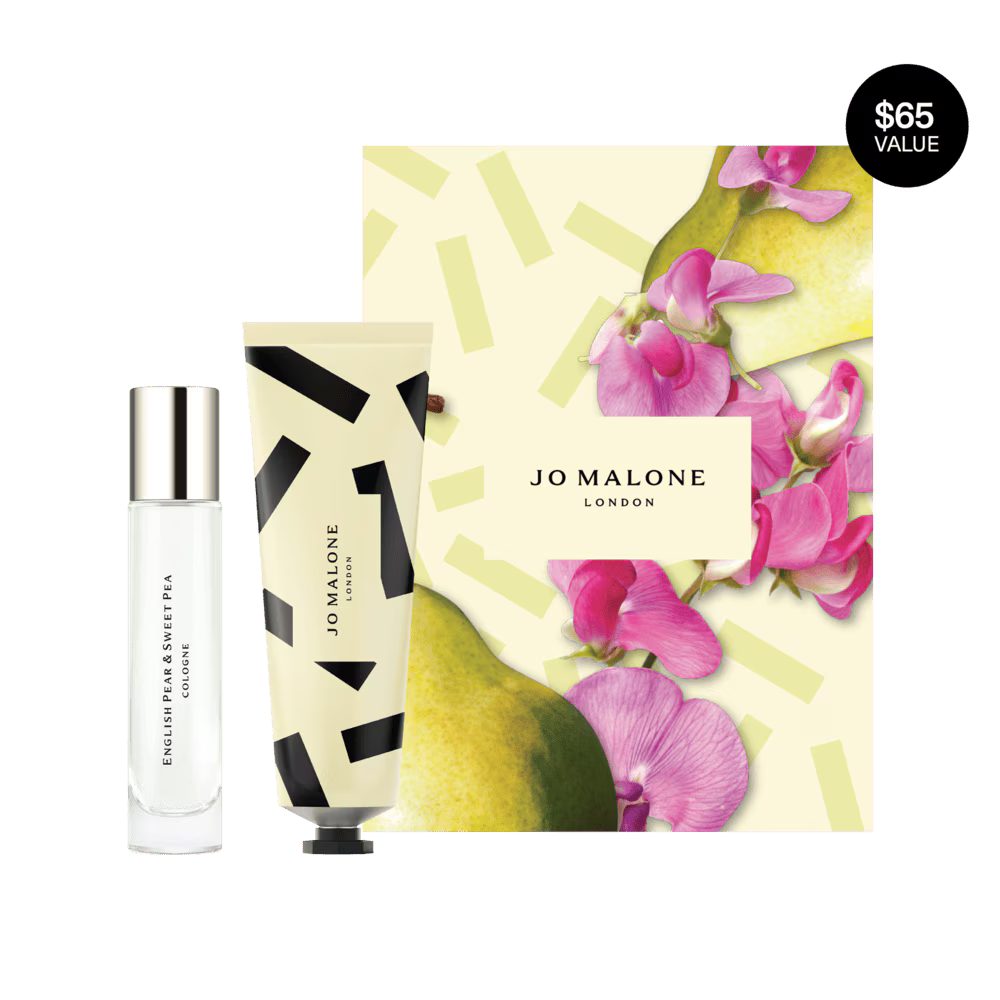 English Pear & Sweet Pea Cologne & Hand Cream Duo Gift Set