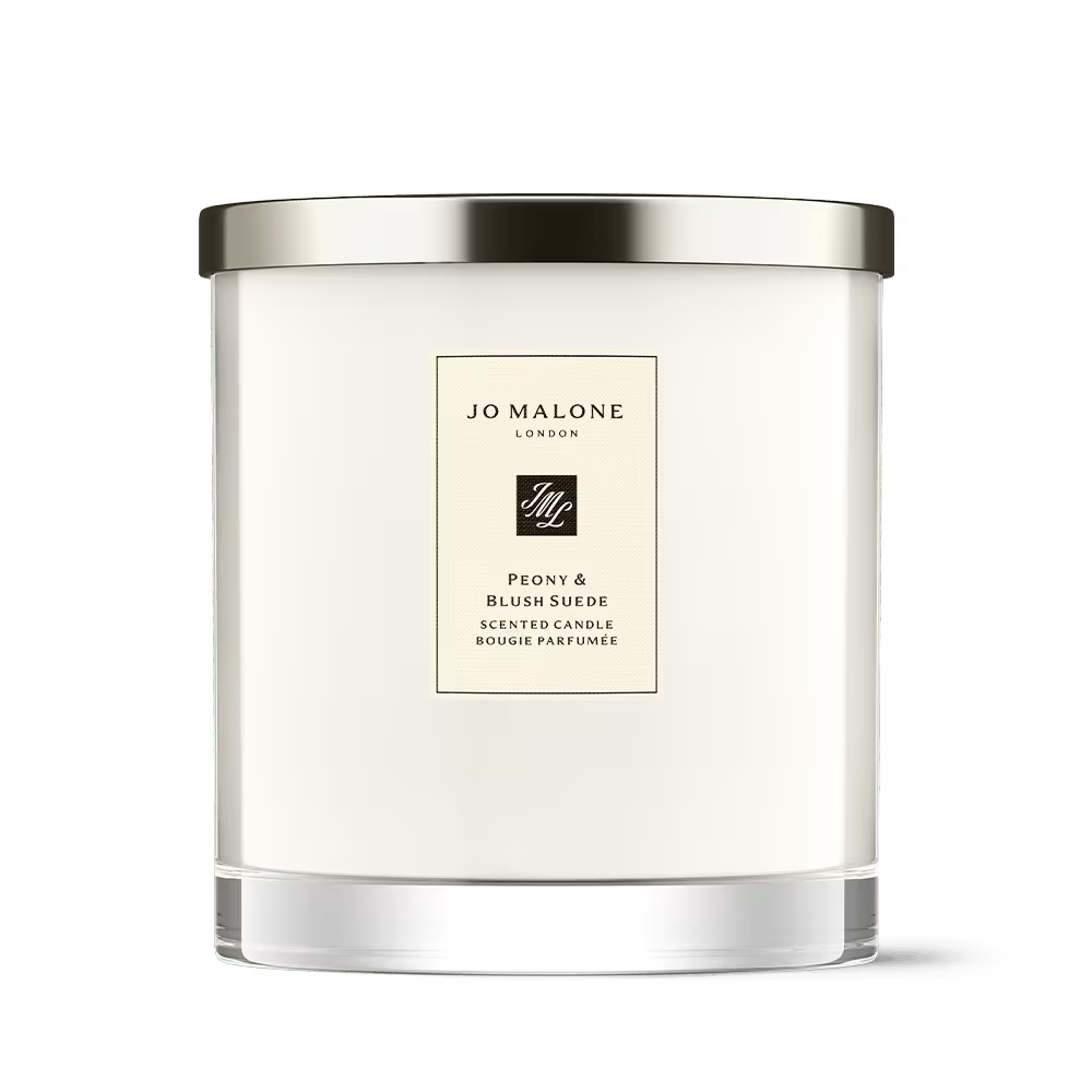 Peony & Blush Suede Scented Candle
