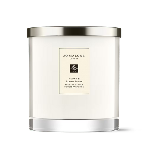 Peony & Blush Suede Scented Candle
